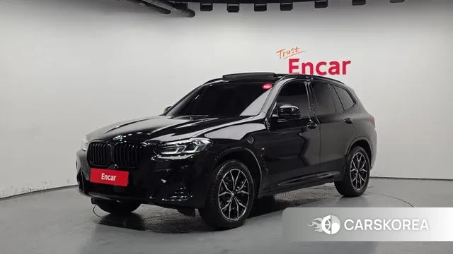 BMW X3 (G01) 2023 Черный из Кореи