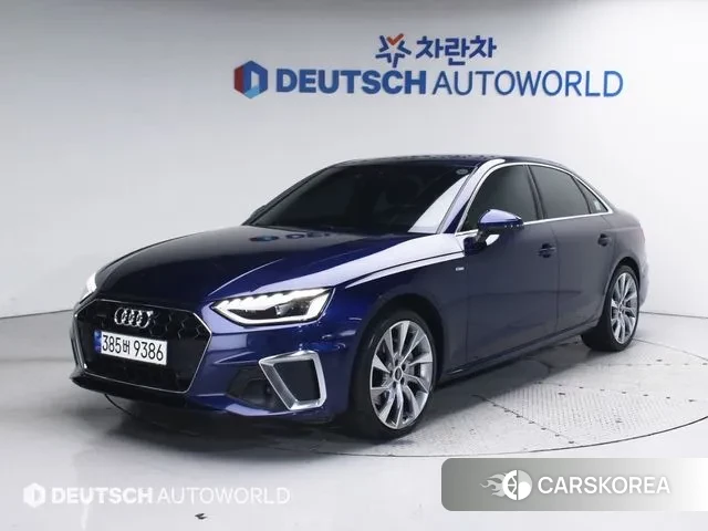 Audi A4 (B9) 2023 Синий из Кореи