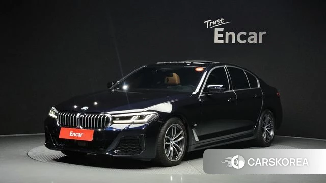BMW 5 Series (G30) 2021 Черный из Кореи