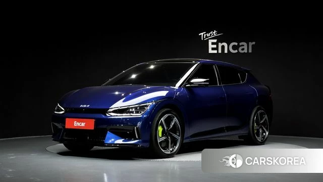 Kia EV6 2023 Синий из Кореи