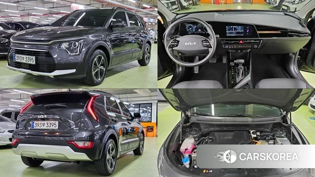 Kia Di Ol Nu Niro 2022 Серый из Кореи