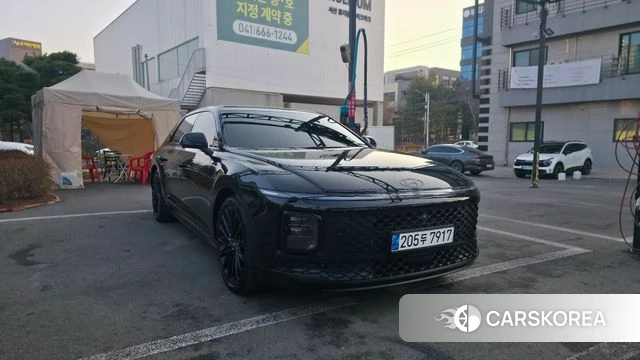 Hyundai Grandeur (GN7) 2024 Черный из Кореи