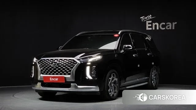 Hyundai Palisade 2021 Черный из Кореи