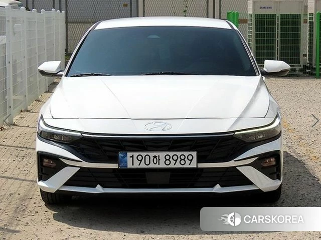 Hyundai The New Avante (CN7) 2023 Белый из Кореи
