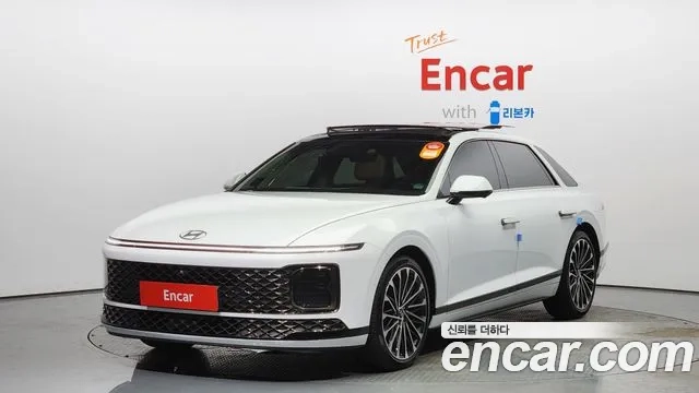 Hyundai Grandeur Hybrid (GN7) 2023 Белый из Кореи