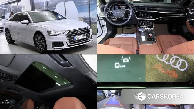 Audi A6 (C8) 2023 Белый из Кореи