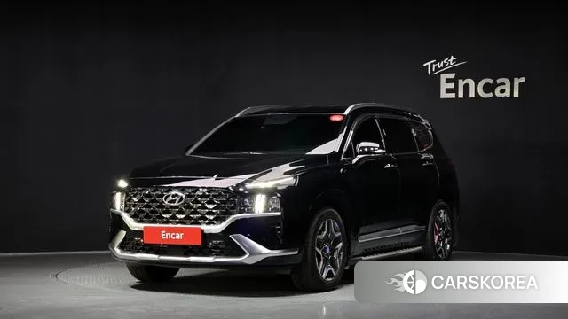 Hyundai The New Santa Fe 2021 Черный из Кореи