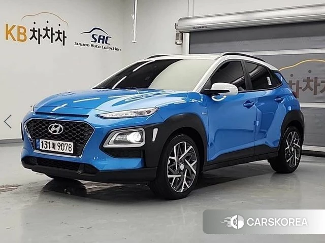 Hyundai Kona Hybrid 2020 Синий из Кореи