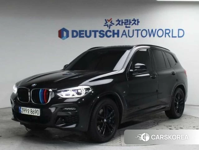 BMW X3 (G01) 2021 Черный из Кореи