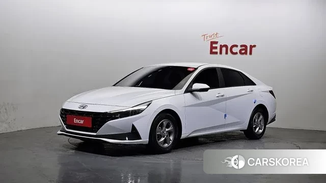Hyundai Avante (CN7) 2021 Белый из Кореи