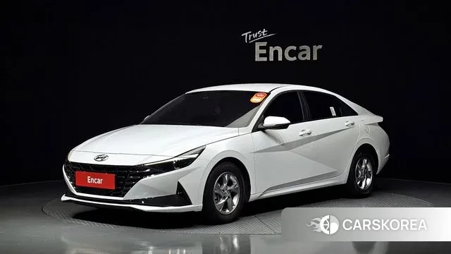 Hyundai Avante (CN7) 2021 Белый из Кореи