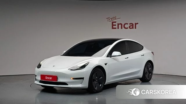 Tesla Model 3 2022 Белый из Кореи