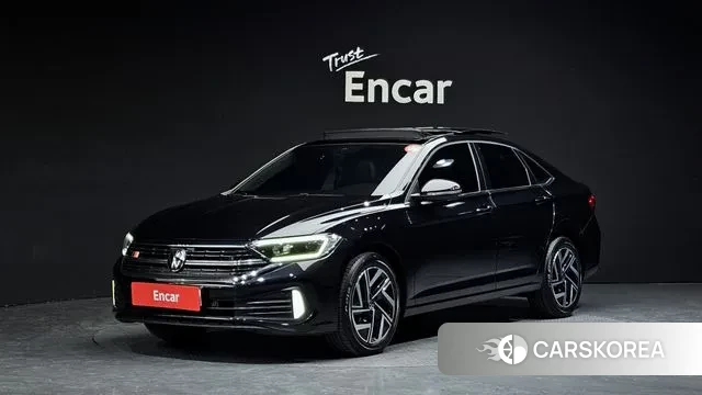 Volkswagen 7th Generation of Jetta 2023 Черный из Кореи