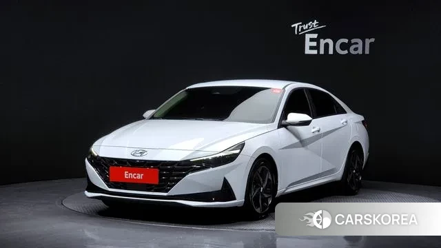 Hyundai Avante (CN7) 2020 Белый из Кореи