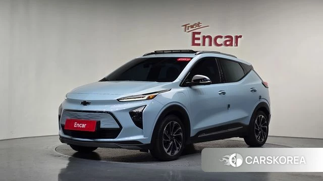 Chevrolet (GM Daewoo) Bolt EUV 2022 Небесно-голубой из Кореи