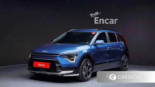 Kia Di Ol Nu Niro 2022 Синий из Кореи
