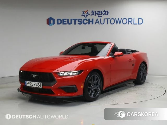 Ford Mustang 7th Generation 2024 Красный из Кореи