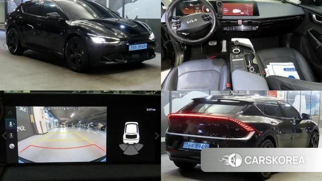 Kia EV6 2022 Черный из Кореи