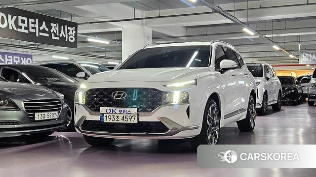 Hyundai The New Santa Fe 2022 Белый из Кореи