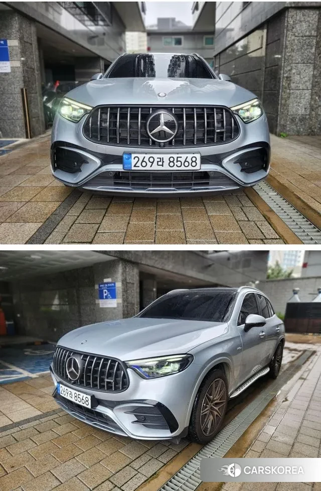 Mercedes-Benz GLC-Class X254 2024 Светло-серебряный цвет из Кореи