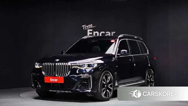 BMW X7 (G07) 2020 Черный из Кореи