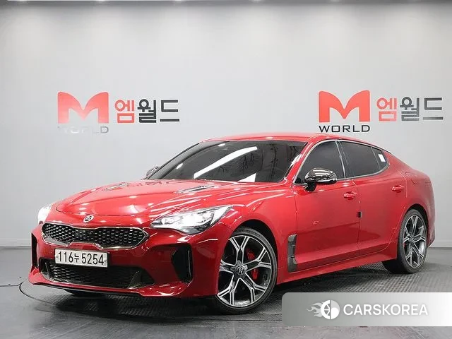 Kia Stinger 2020 Красный из Кореи