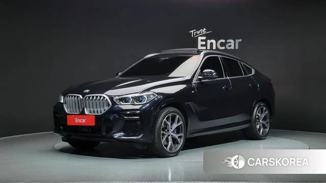 BMW X6 (G06) 2022 Черный из Кореи