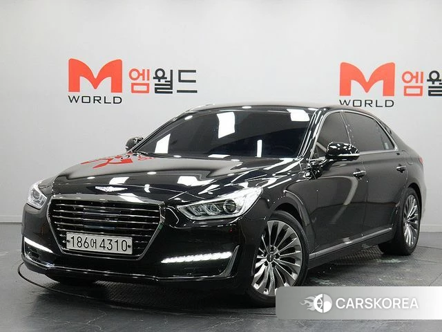 Genesis EQ900 2018 Черный из Кореи