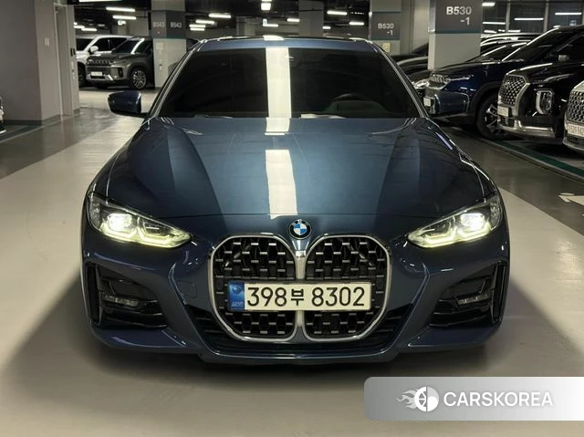 BMW 4 Series (G22) 2021 Синий из Кореи