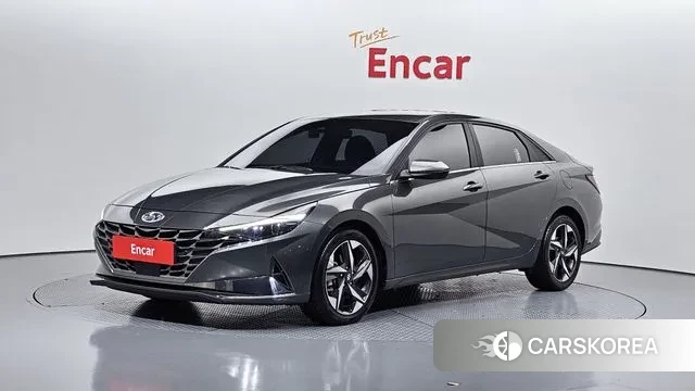 Hyundai Avante (CN7) 2022 Серый из Кореи