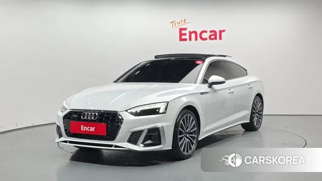 Audi A5 (F5) 2023 Белый из Кореи