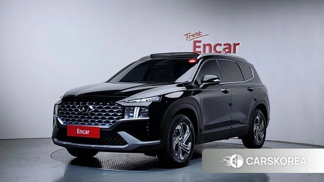 Hyundai The New Santa Fe 2021 Черный из Кореи