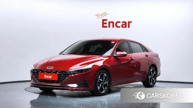 Hyundai Avante (CN7) 2020 Красный из Кореи