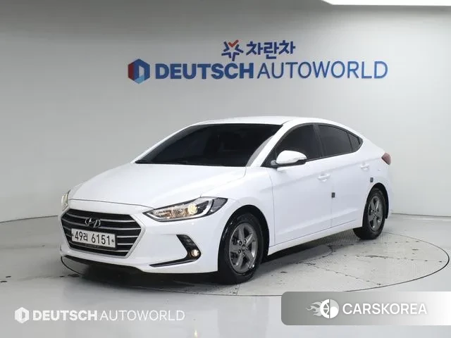 Hyundai Avante AD 2018 Белый из Кореи