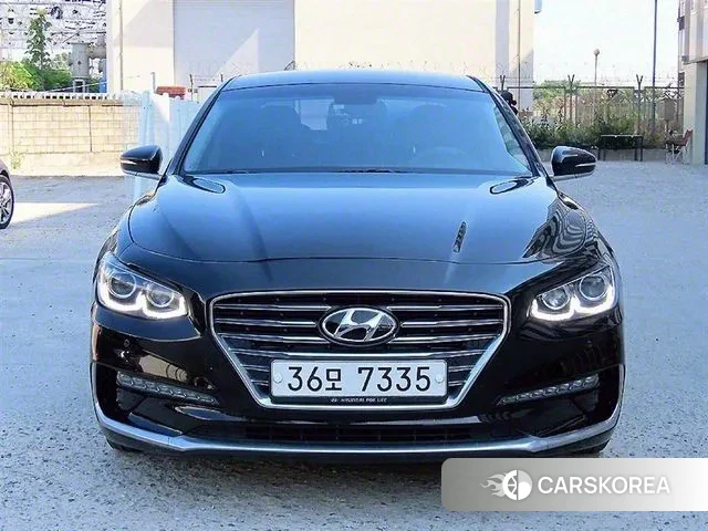 Hyundai Grandeur IG Hybrid 2018 Черный из Кореи