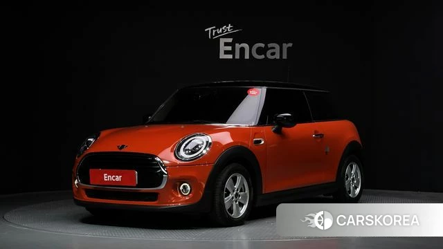 Mini Cooper 2021 Оранжевый из Кореи