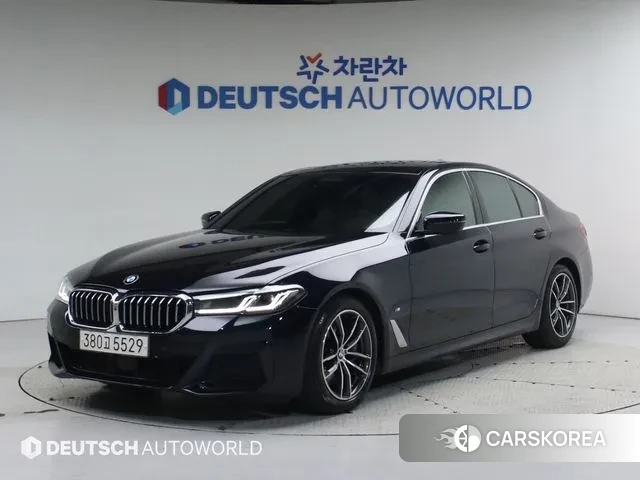 BMW 5 Series (G30) 2021 Черный из Кореи