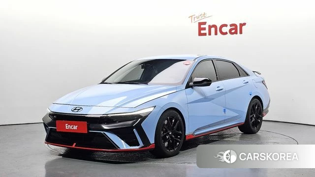 Hyundai The New Avante (CN7) 2025 Небесно-голубой из Кореи