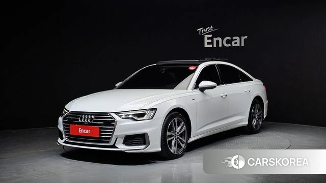Audi A6 (C8) 2022 Белый из Кореи