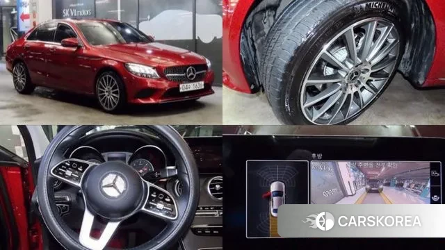 Mercedes-Benz C-Class W205 2019 Красный из Кореи