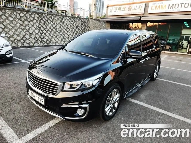 Kia All New Carnival 2018 Черный из Кореи