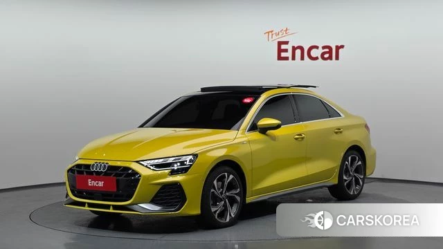 Audi A3 (8Y) 2025 Желтый из Кореи