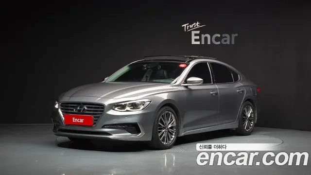 Hyundai Grandeur IG 2018 Серебристо-серый из Кореи