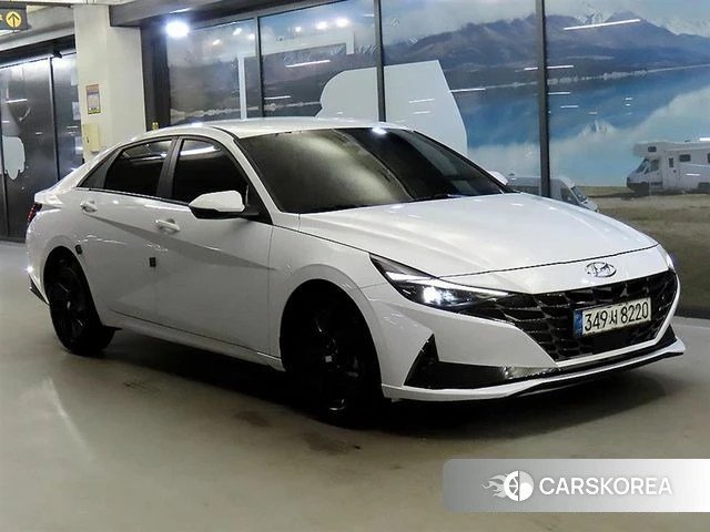 Hyundai Avante (CN7) 2020 Белый из Кореи