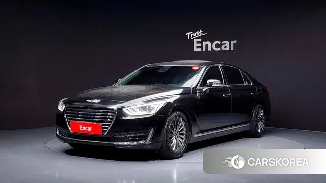 Genesis EQ900 2018 Черный из Кореи