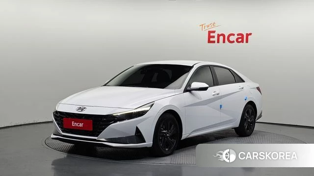 Hyundai Avante Hybrid (CN7) 2022 Белый из Кореи