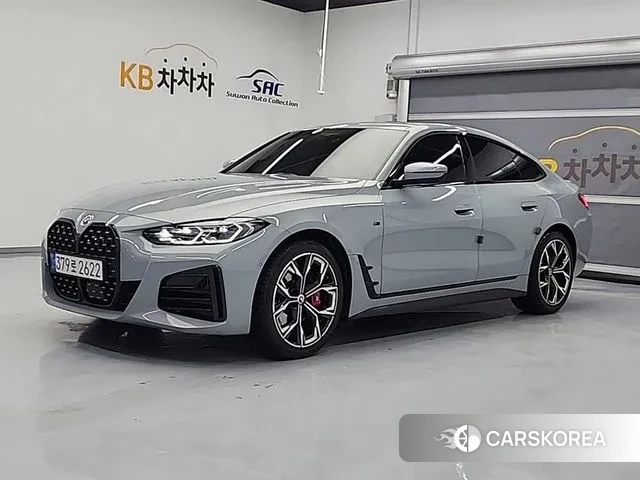 BMW 4 Series (G22) 2021 Серебристо-серый из Кореи