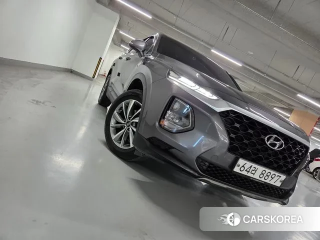 Hyundai Santa Fe TM 2019 Серый из Кореи