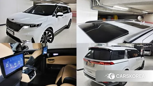 Kia Carnival 4th generation 2021 Белый из Кореи