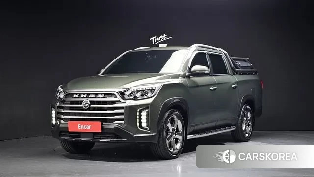 Ssangyong The New Rexton Sports Cannes 2022 Темно-зеленый из Кореи